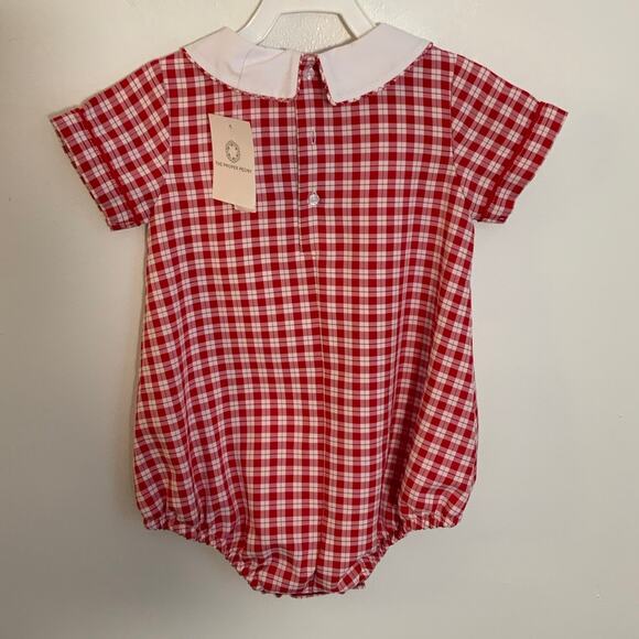 The Proper Peony Golden Bells Christmas Boy Bubble 24mo - Picture 3 of 4